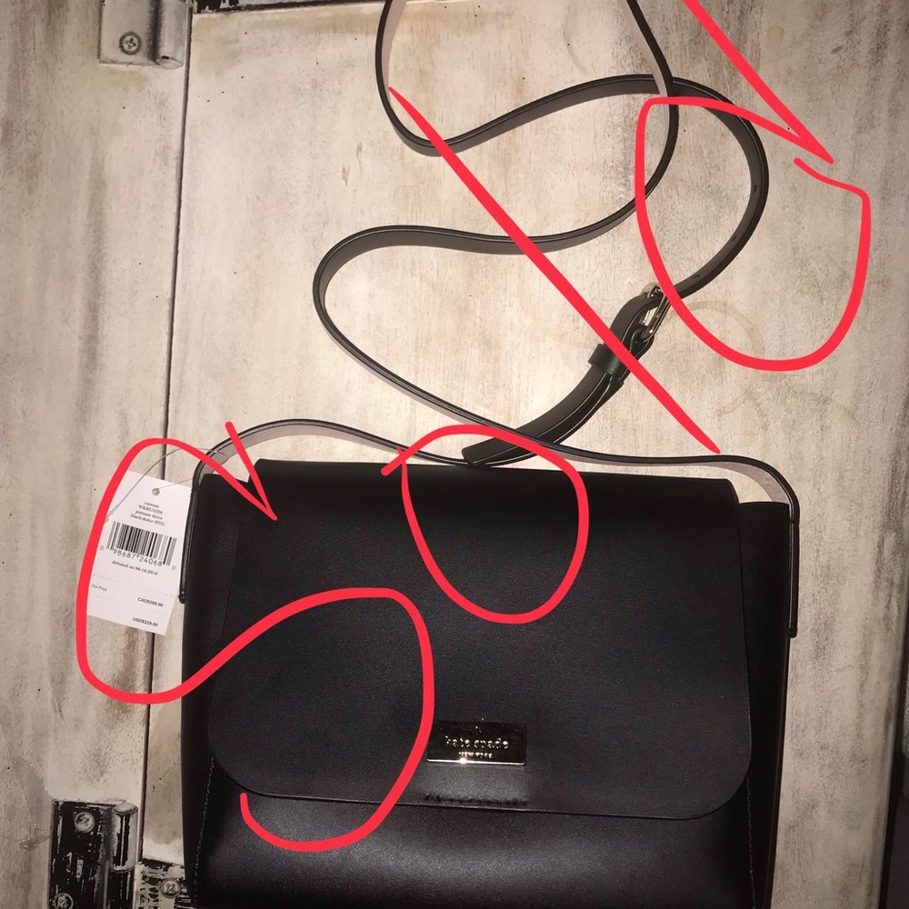 NWT Kate Spade Black Caressa Crossbody